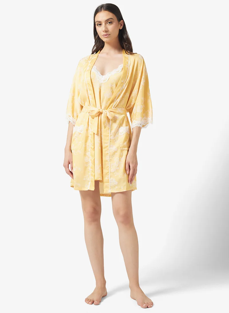 ELLA Night Slip Dress With Robe
