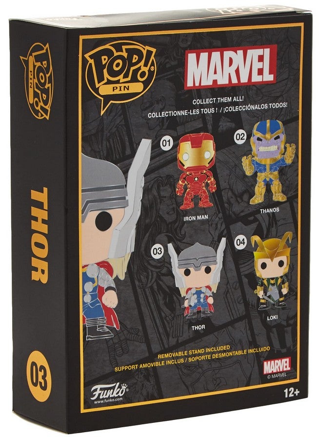 Funko شعار عملاق من مارفل ثور مع قاعدة 10 سم - Image 4