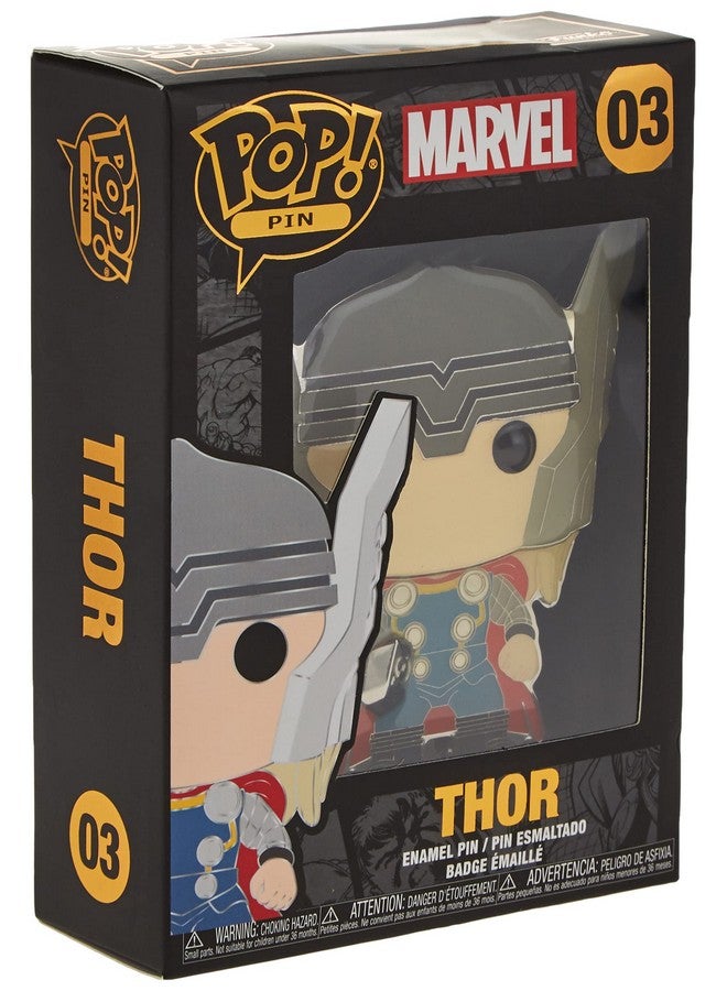 Funko شعار عملاق من مارفل ثور مع قاعدة 10 سم - Image 3