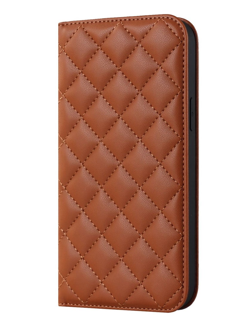 Suteni Flip Cover Card Slots Magsafe Leather Phone Case for iPhone - Image 1