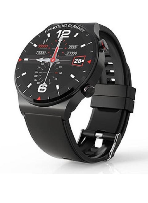 Germany C5 Waterproof Heart Rate Monitor Bluetooth Smartwatch Compatible With iPhone Android Black