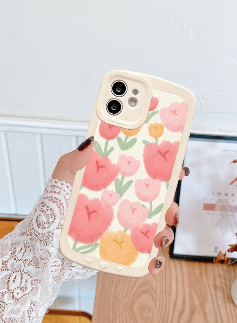 Loquat Flowers Silicone Soft Shell Apple Phone Case - Image 2