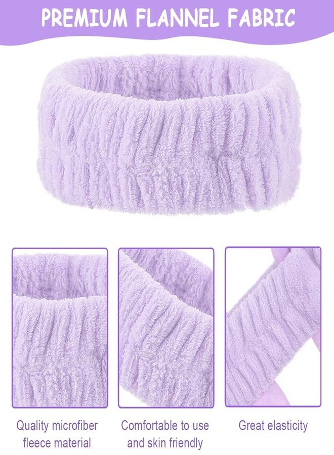 Gilded Cloud Headband Wristband Blender Sponge Set for Skincare, Beauty care, Puff, Facial, Spa, Face Wash, Soft Egg 5 Pics Combo Pack (Purple, Normal) - Image 3