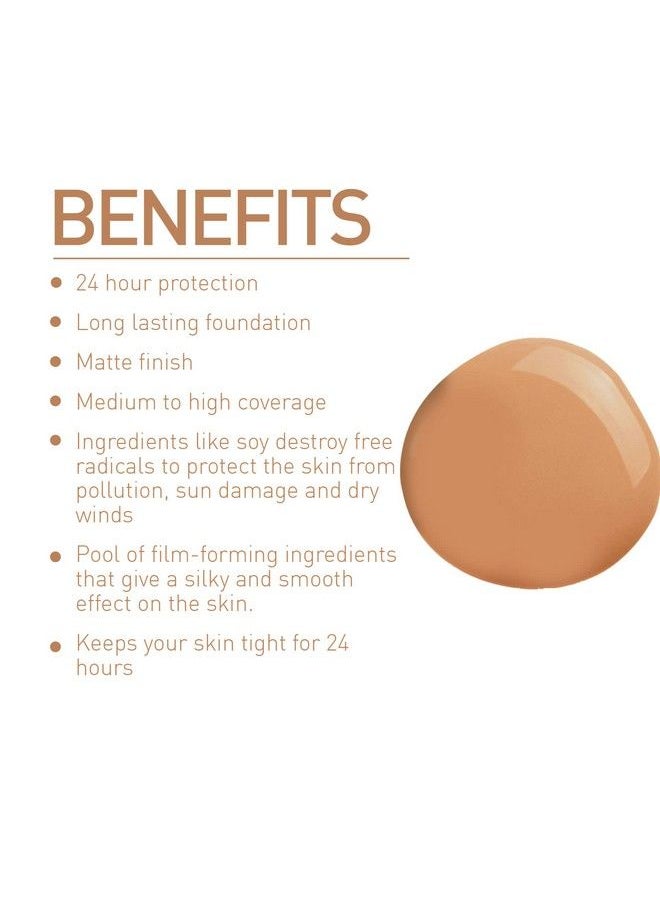 MyGlamm Treat Love Care 24 Hrs Antipollution Foundationrefine (Nude)14 Ml ; Long Lasting Matte Finish ; Liquid Foundation With Buildable Coverage ; Paraben Free Foundation  - Image 4