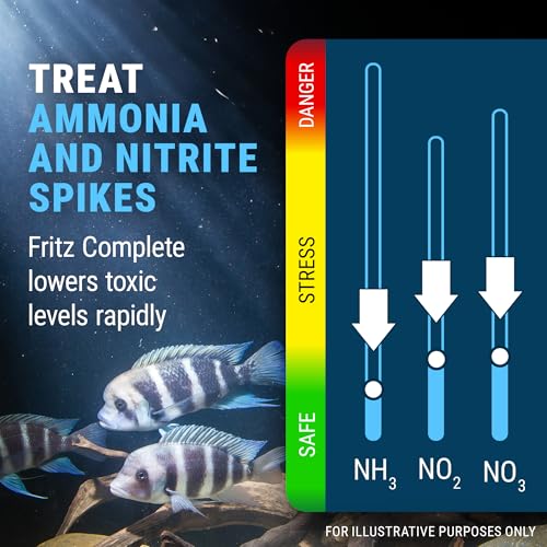 Fritz Aquatics Fritz Complete – Concentrated Water Conditioner/Tap Water Dechlorinator, Instantly Detoxifies Chlorine, Chloramines, Heavy Metals, Ammonia, Nitrite/Nitrates, for Fresh and Saltwater (8 oz) - Image 4