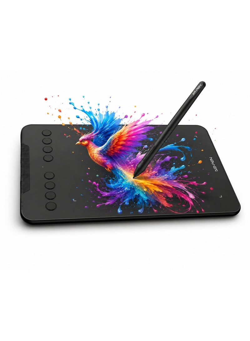 XP-PEN Deco Mini7 V2 Drawing Tablet, 16384 Levels Pressure Stylus, 7×4 Inch OSU Graphic Tablet, 8 Hotkeys for Digital Art - Image 1