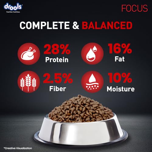 Drools Focus Premium Puppy Dry Dog Food 1.2kg Pack | Chicken Flavour | Growth & Intelligence | Digestive Health | Healthy Skin & Coat | Improves Immunity - Image 5
