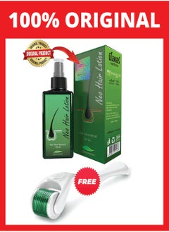 Green Wealth Neo Hair Lotion 100% Original 120ml Stop Loss + Derma Roller