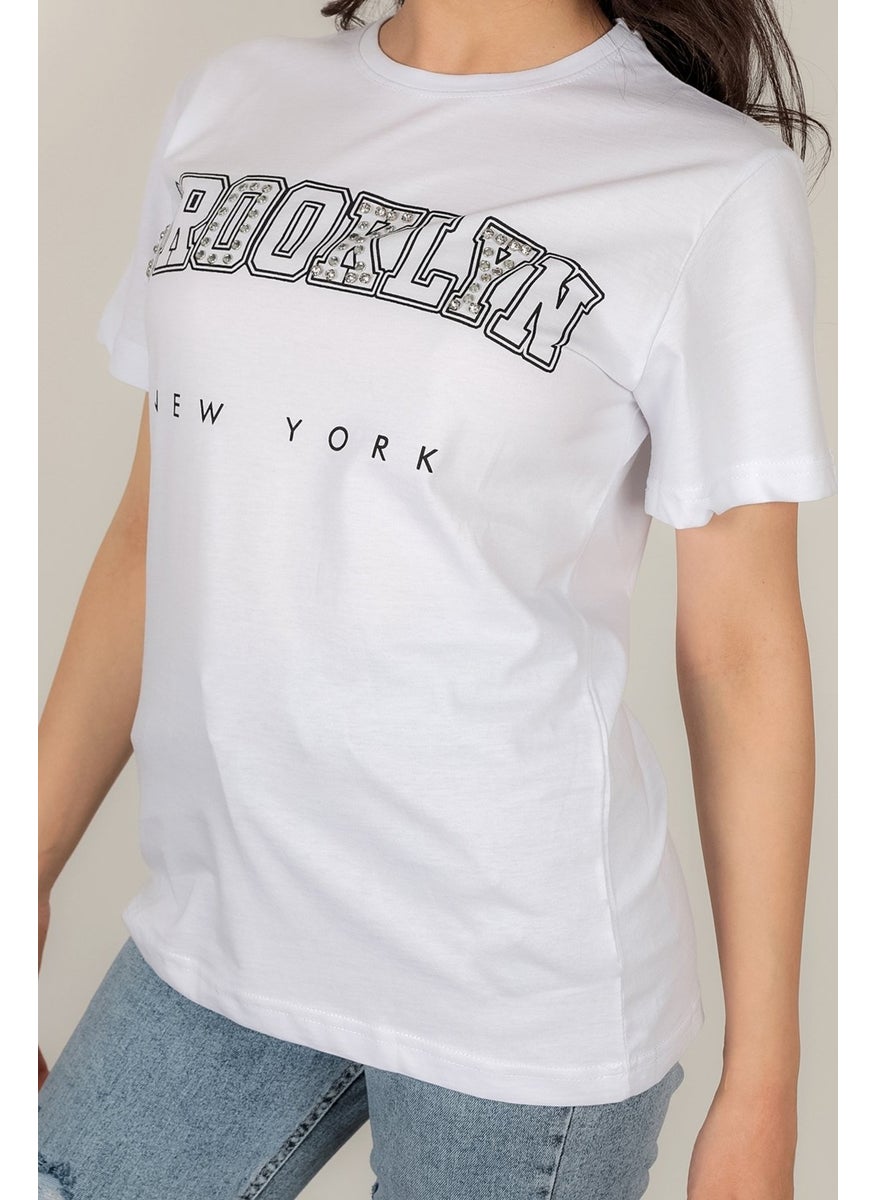Giysa Women's Brooklyn Printed T-Shirt  - Image 3
