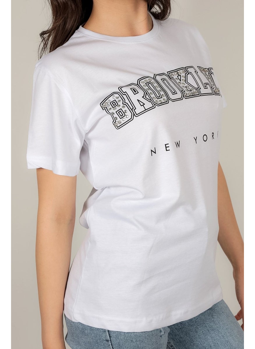 Giysa Women's Brooklyn Printed T-Shirt  - Image 1