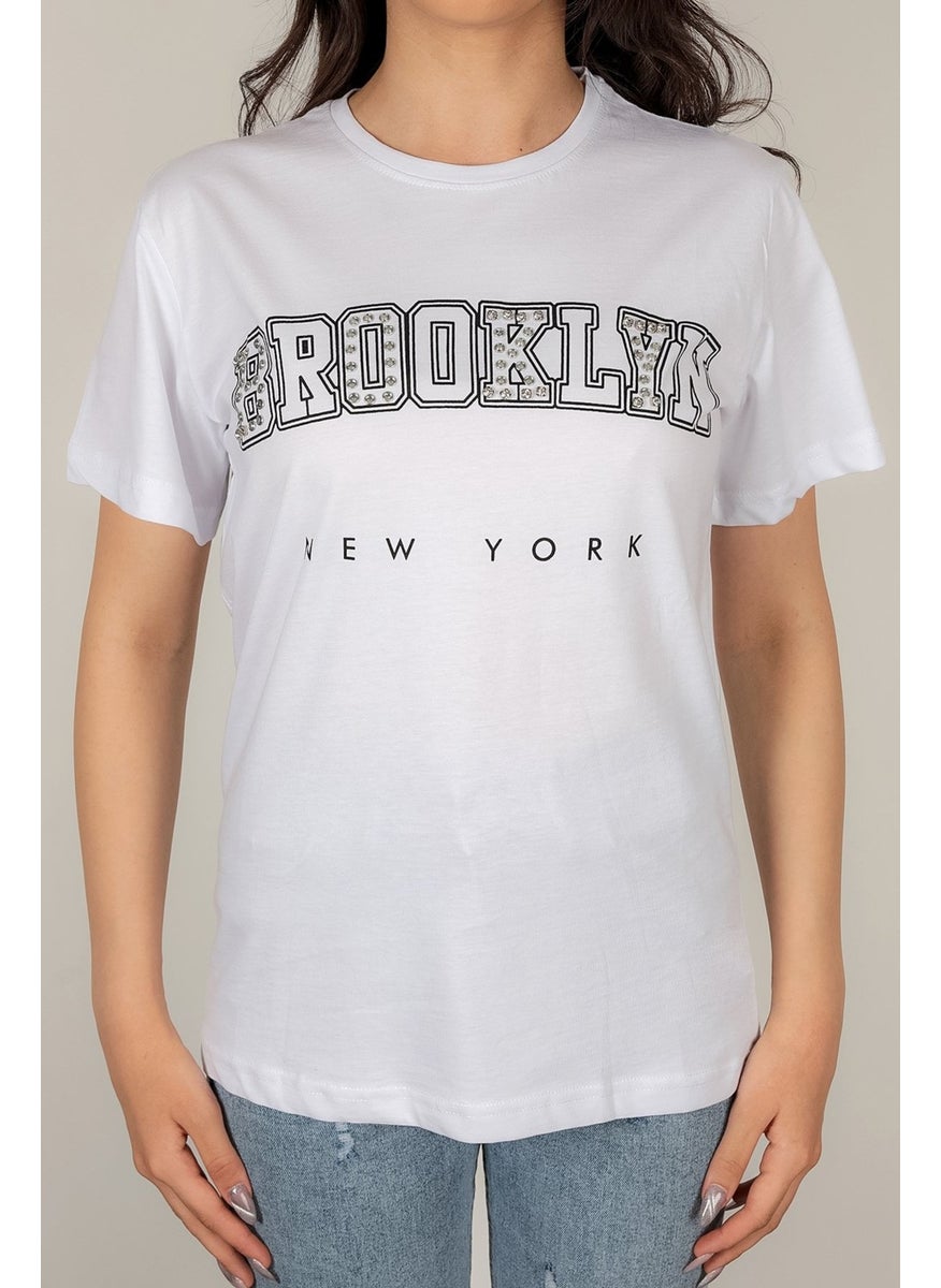 Giysa Women's Brooklyn Printed T-Shirt  - Image 2