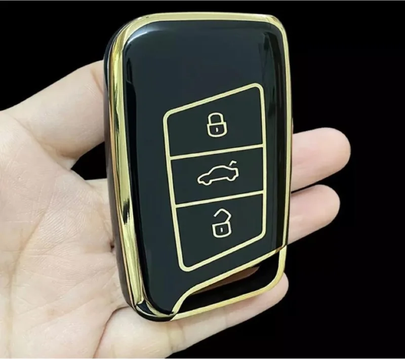 اي سي شوب Şenyıldız Aksesuar Passat B8 - Ateca and Super B Luxury Quality Key Case (Case) Works Without Keys