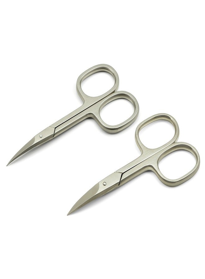Mont Bleu Set of 2 Scissors: Nail Scissors & Cuticle Scissors made in Italy | sharpened in Solingen - Image 2