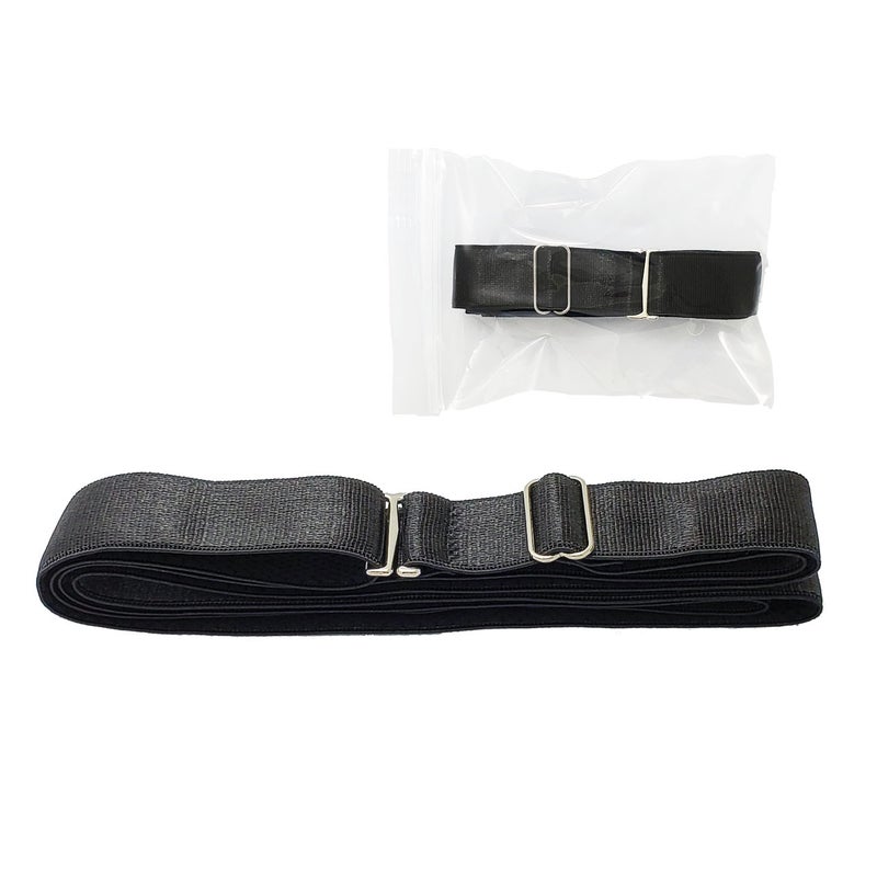 Non-Slip Shirt Stays Belt for Men and Women 02 black -2cm shirt strap simple-bag