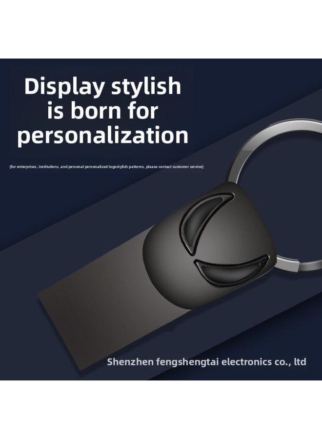 U Disk 32gb3.0 Creative Metal Encryption Car High-speed USB 16G System U Disk Gift 64g-Color:USB3.0-Capacity:32GB  - Image 4