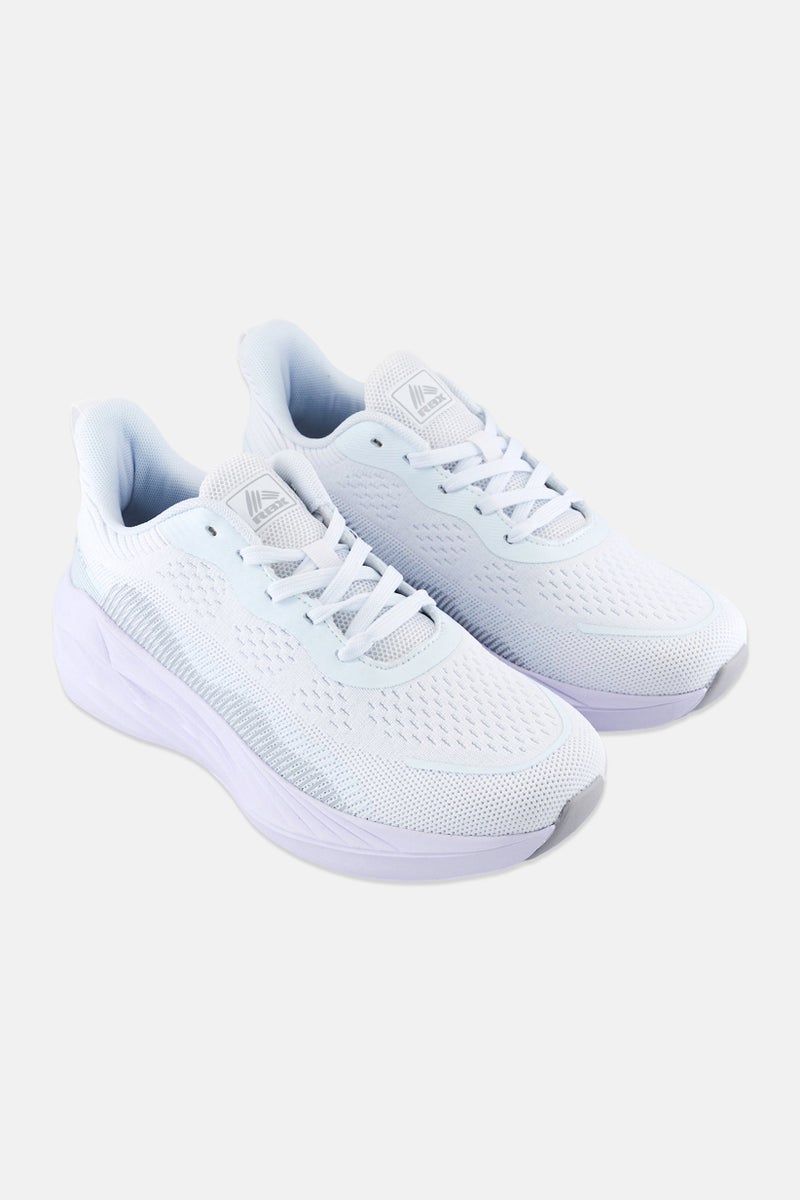 RBX Women Lace Up Running Shoes, White - Image 1