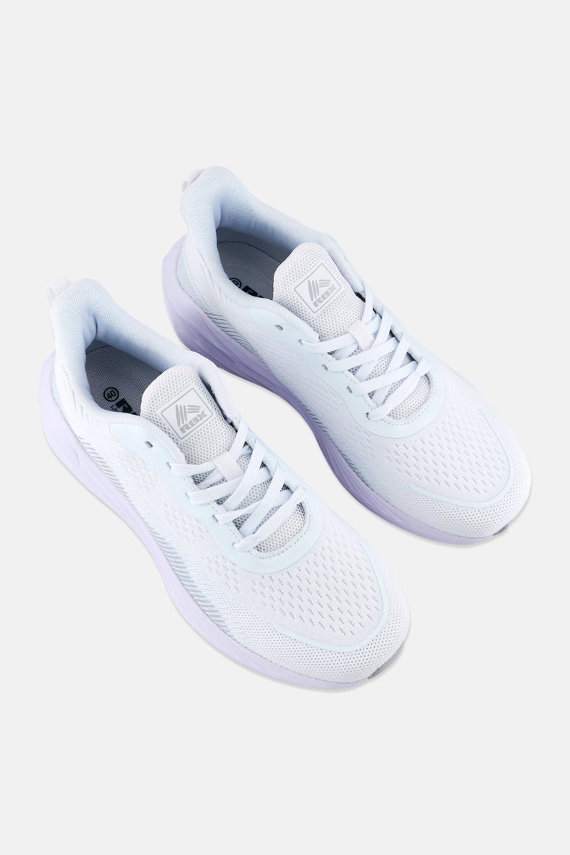 RBX Women Lace Up Running Shoes, White - Image 4