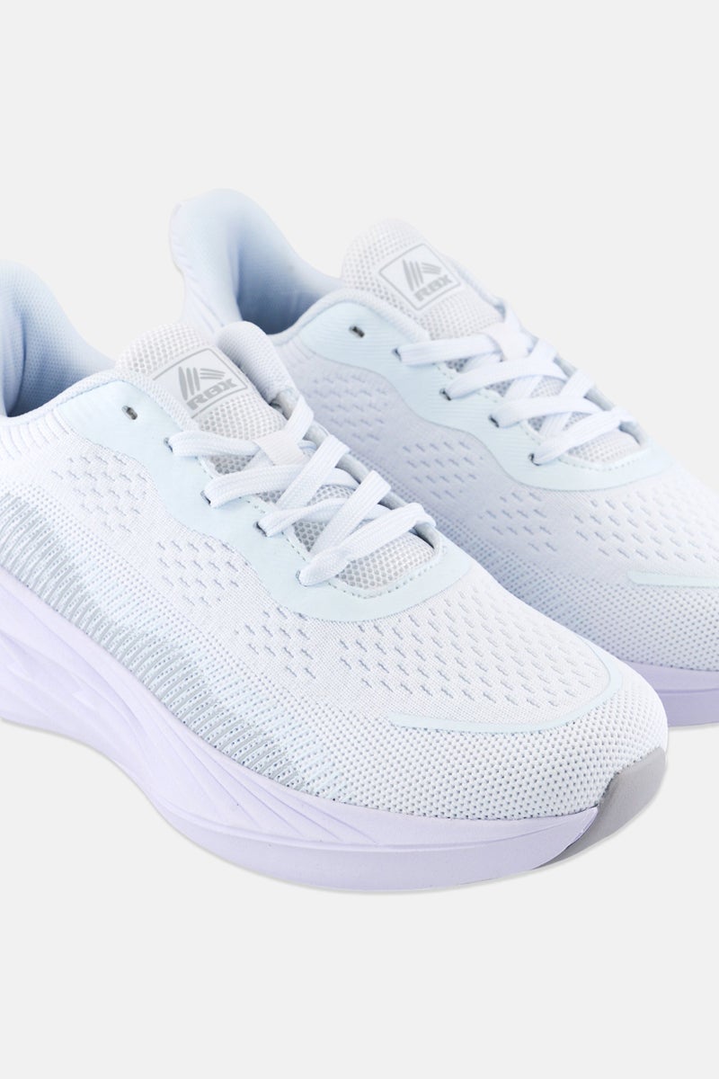 RBX Women Lace Up Running Shoes, White - Image 3