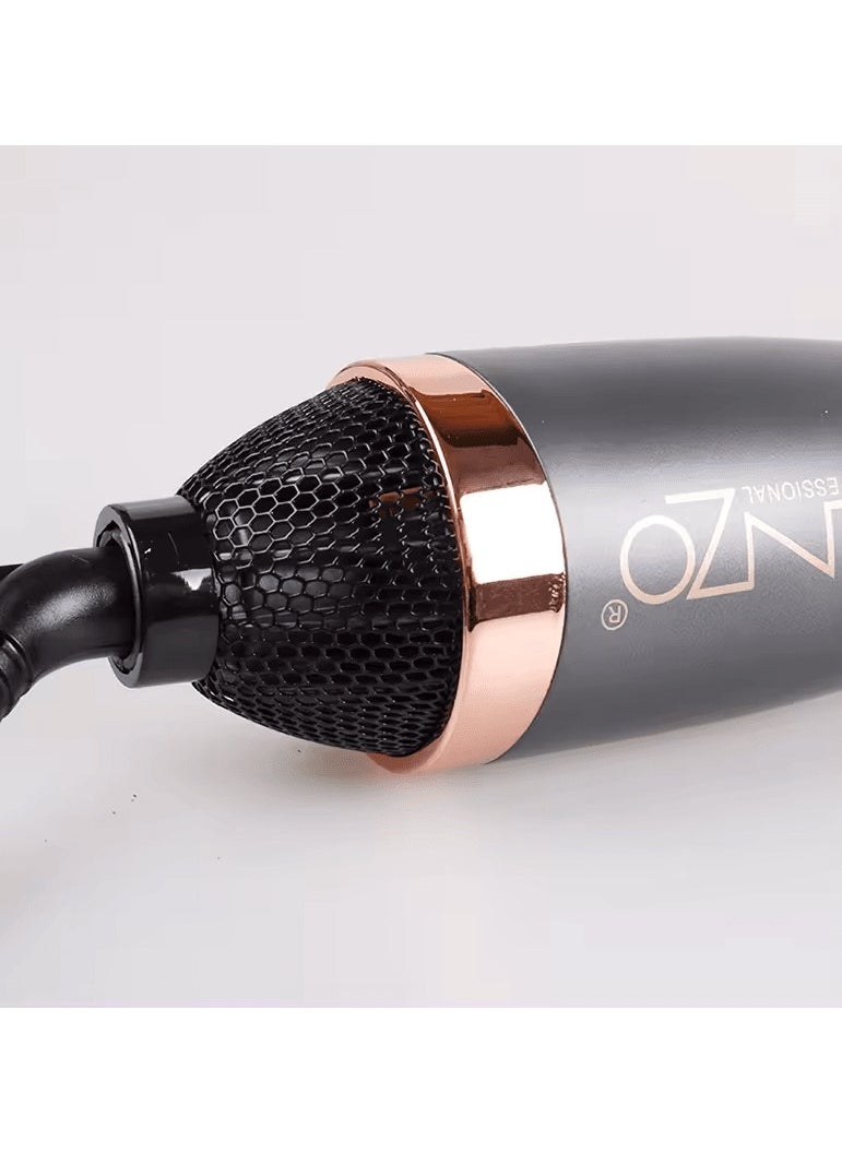 ENZO Professional - "ENZO EN-742  1500W Hot Air Brush – 2-in-1 Blow Dryer and Styling Brush with Ionic Technology, Adjustable Heat and Speed Settings, and 360-Degree Swivel Cord  "Intl Version - Image 1