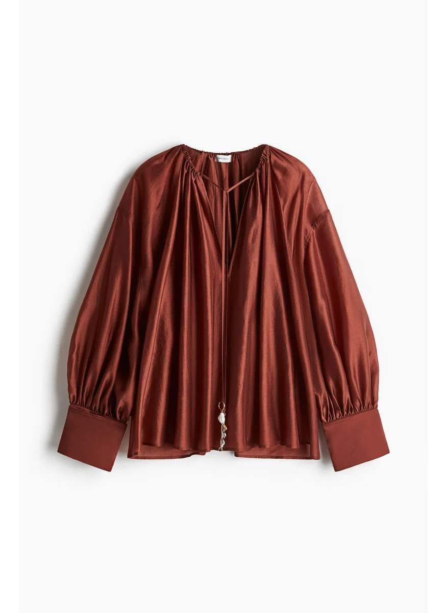 H&M Lyocell-Blend Blouse