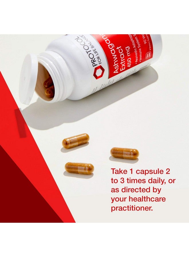 Protocol For Life Balance Protocol Ashwagandha 450mg - Immune Support, Ayurvedic Adaptogen - 90 Veg Caps - Image 4