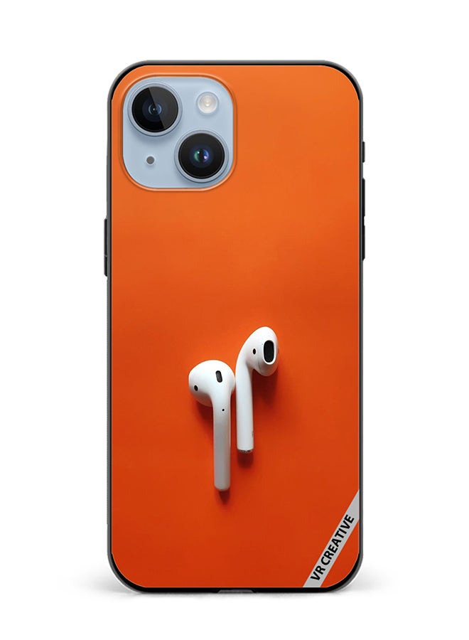 VR CREATIVE Protective Case Cover For Apple iPhone 15 Plus Music Design Multicolour - Image 1