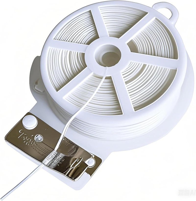 MAKINGTEC Twist Tie with Cutter - 328 Feet (100m) Reusable Garden Plant Ties for Cable Organization and Gardening - Image 1