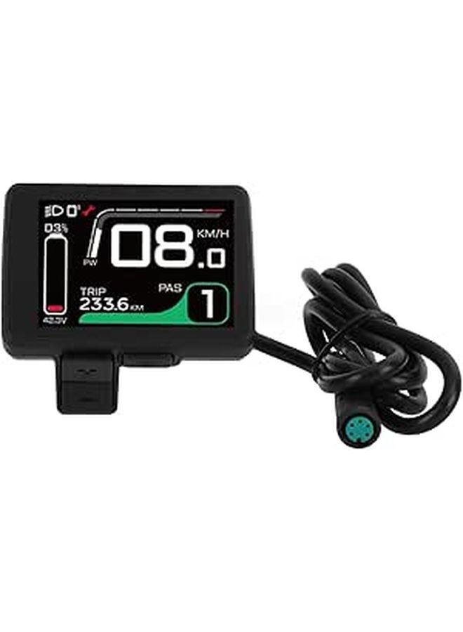 شاشة LCD ملونة مقاس 2 بوصة لمحرك الدراجة الكهربائية من النوع المتوسط مصنوعة من مادة ABS - Image 1