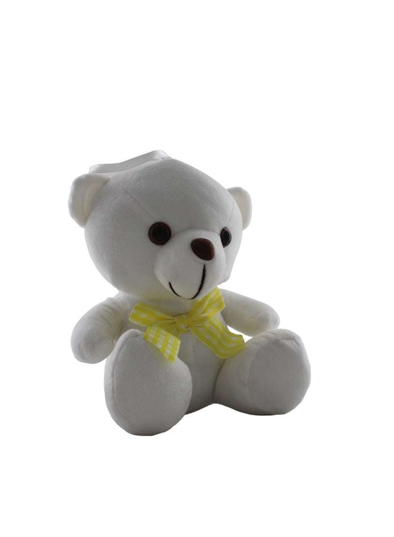 Toy Box Non-Toxic Stuffed And Plush Soft Teddy Bear White(24x19x14cm)  - Image 2