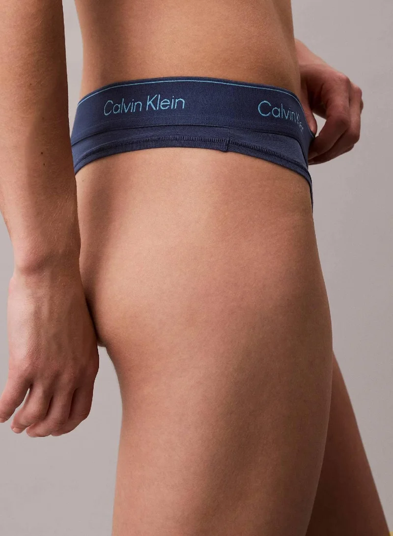 Calvin Klein Dark Denim Thong - Icon Cotton Modal for Women | Best Price UAE