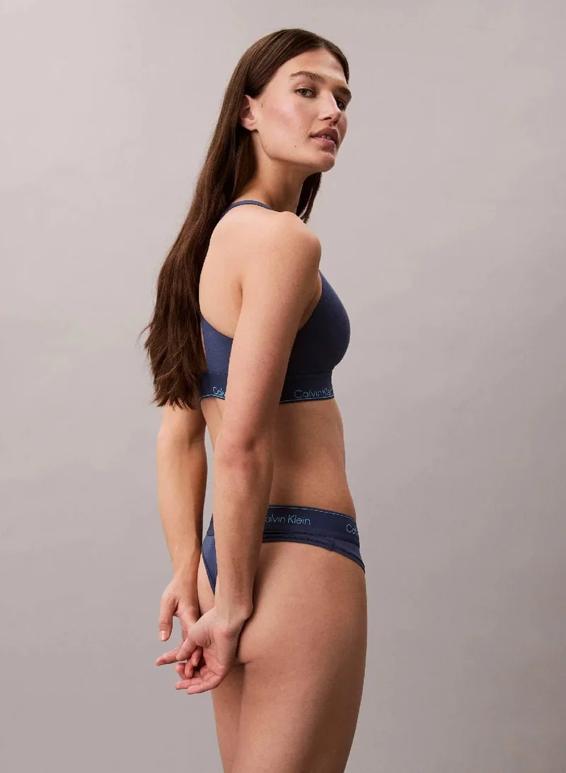 Calvin Klein Dark Denim Thong - Icon Cotton Modal for Women | Best Price UAE