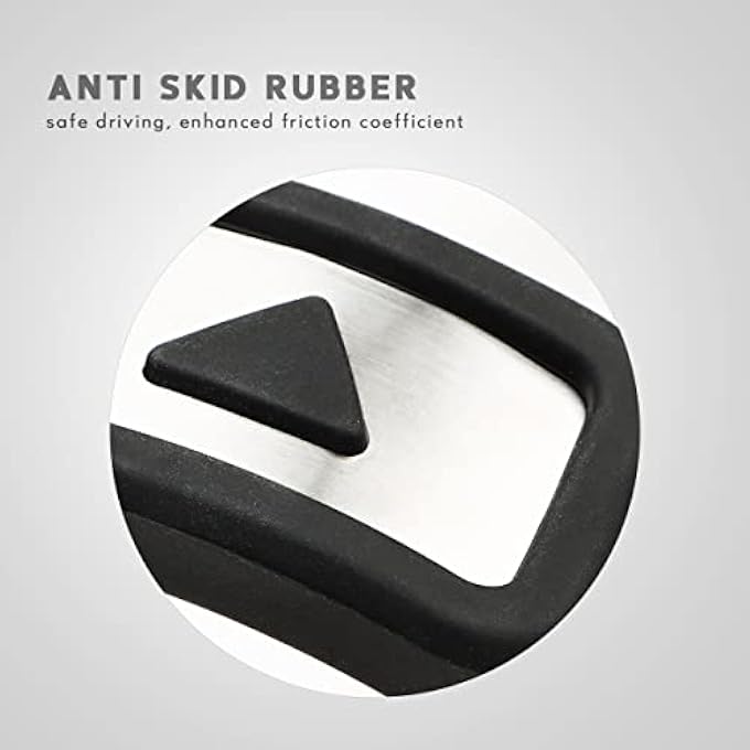 Car Brake Accelerator Pedal Cover Compatible for 2021 2022 2023 Volkswagen ID.4 ID4 Accessories Anti Slip Foot Pedal Stainless Steel - Image 3