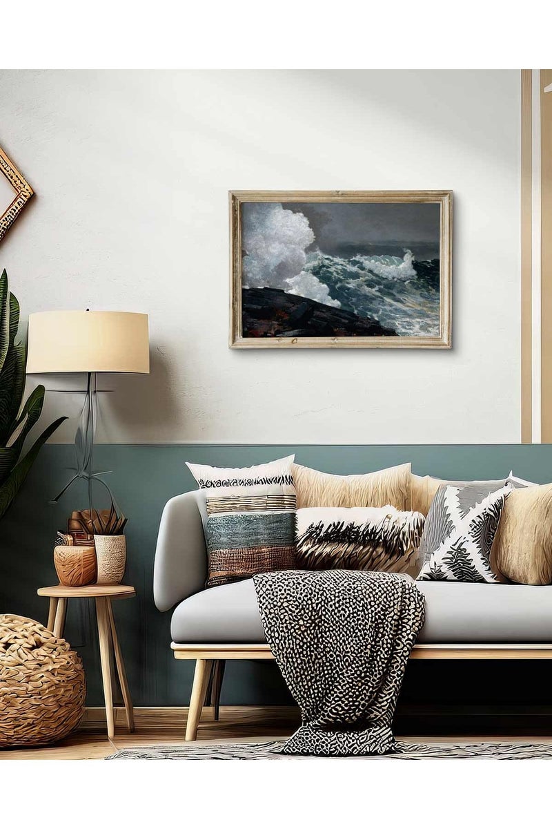 ARPEOTCY Unframed Canvas Wall Art Prints, 16x24 Inch, Coastal Posters & Prints for Wall Decor - Image 1
