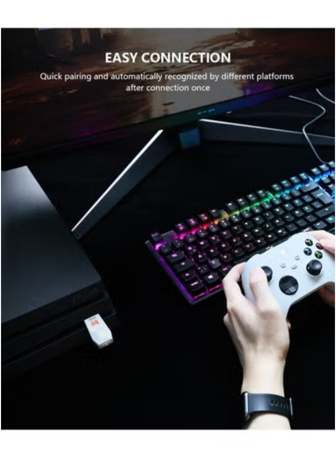 BIGBIG WON Wireless Controller Adapter for Xbox Series X|S Controller/Xbox One X|S Controller/Elite Series 2/PS5/PS4/Switch Controller Playing on PS4/Switch/Windows 11&10 PC  - Image 5