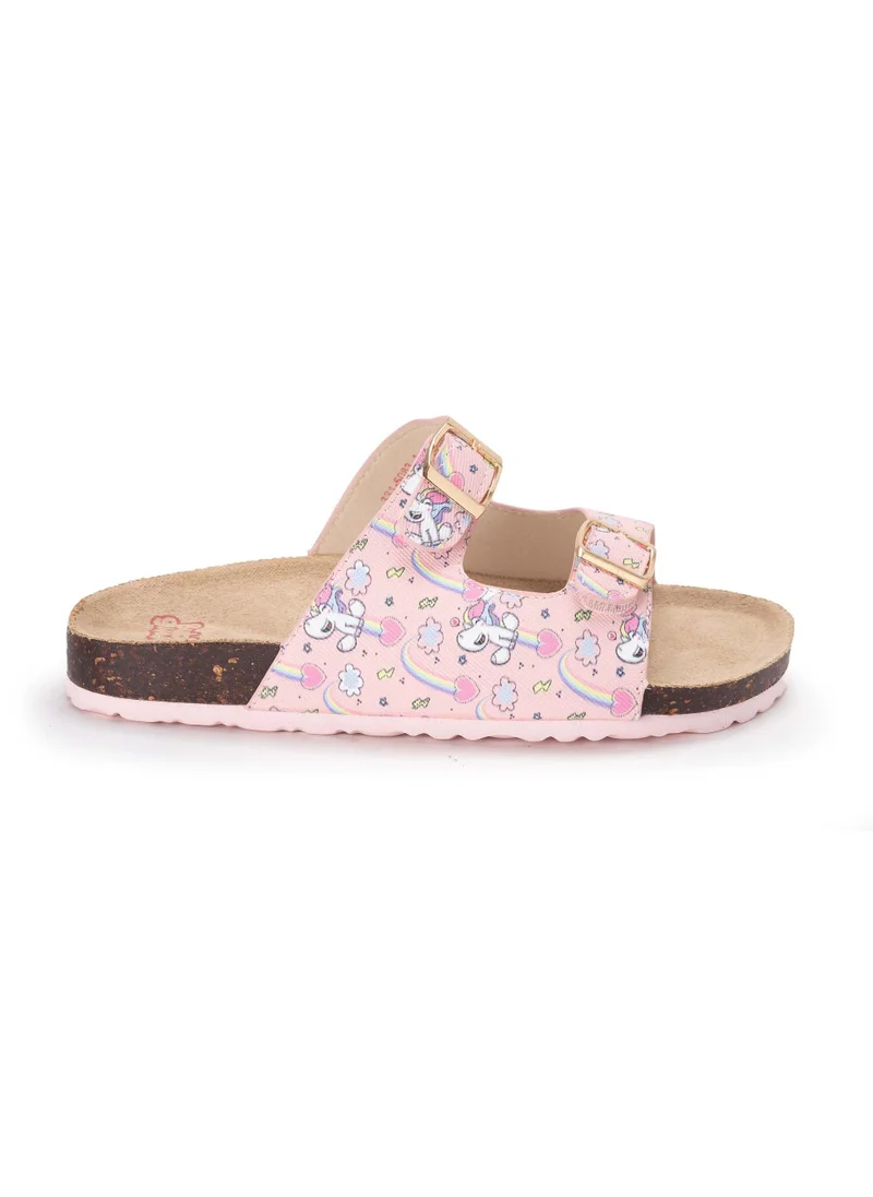 Bata Unicorn Print Slide Sandals
