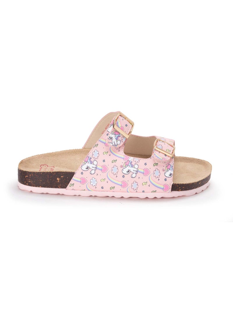 Bata Unicorn Print Slide Sandals  - Image 1