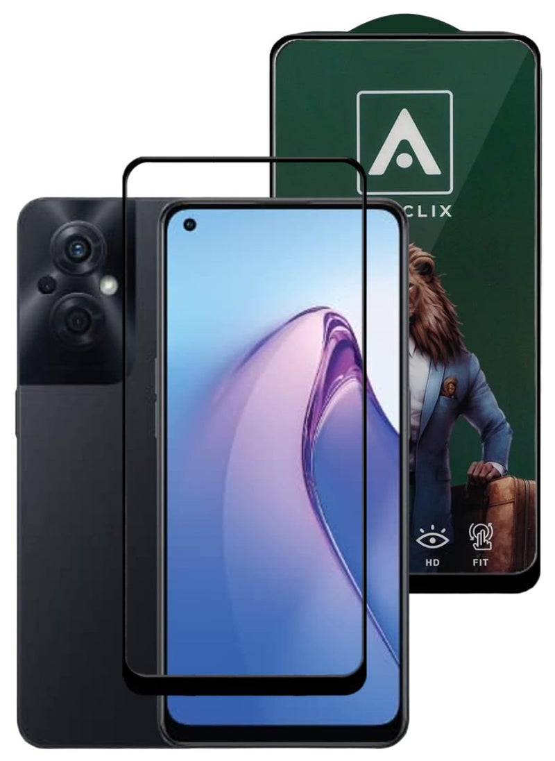 ACLIX Antistatic ESD Dustproof Premium Quality High Definition Tempered Glass Screen Protector Designed For Oppo Reno8 Z - Image 1