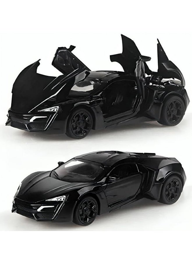 Sky Tech Sky Tech® Lykan Hyper Sport Diecast Metal 1:32 Exclusive Alloy Metal Pull Back Die-cast Car Pullback Toy car with Openable Doors & Light, Music Boys Gifts Toys for Kids【Colors as Per Stock】  - Image 1