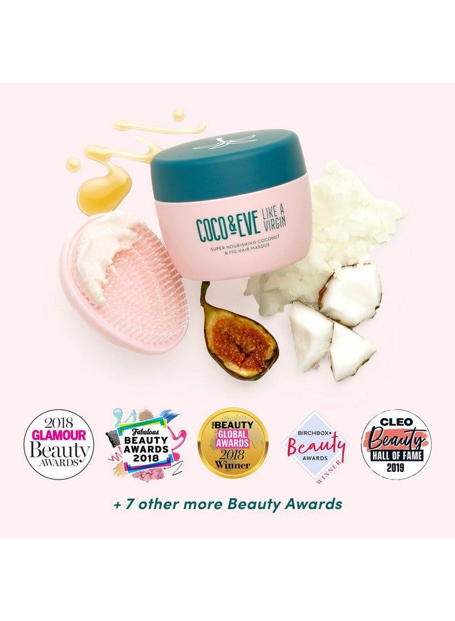COCO & EVE Like A Virgin Hair Masque Coconut & Fig Hair Mask For Dry Damaged Hair With Shea Butter & Argan Oil For Hair Repair & Hydration Deep Conditioning Mask Hair Treatment (212 Ml)  - Image 2