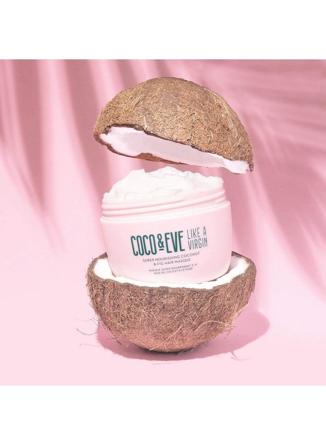 COCO & EVE Like A Virgin Hair Masque Coconut & Fig Hair Mask For Dry Damaged Hair With Shea Butter & Argan Oil For Hair Repair & Hydration Deep Conditioning Mask Hair Treatment (212 Ml)  - Image 3