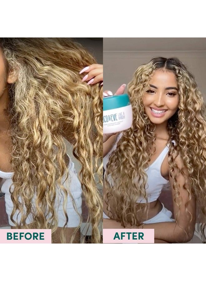 COCO & EVE Like A Virgin Hair Masque Coconut & Fig Hair Mask For Dry Damaged Hair With Shea Butter & Argan Oil For Hair Repair & Hydration Deep Conditioning Mask Hair Treatment (212 Ml)  - Image 5