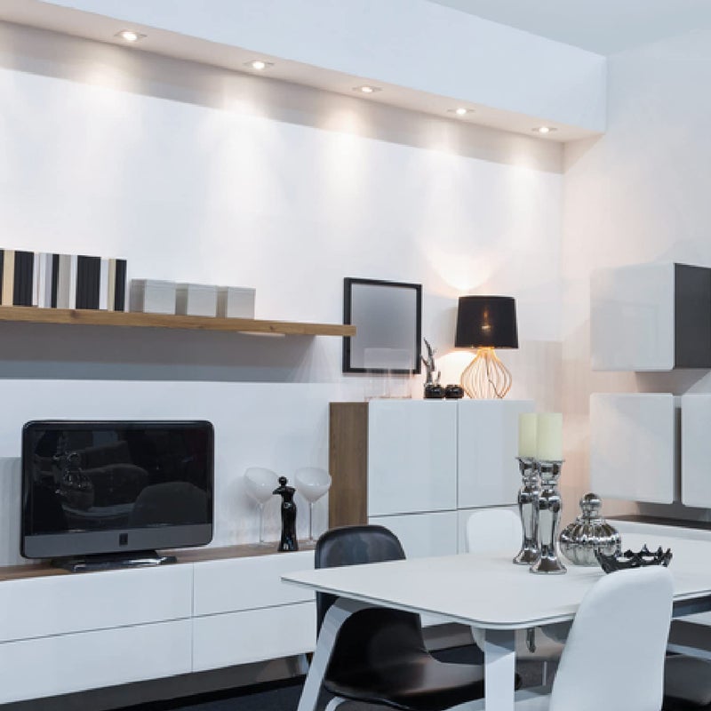 WIPRO سبوتلايت وipro غارنيت 12 واط دائري LED ويف سبوتلايت للسقف ضوء أبيض محايد 4000 كيلفن تصميم قابل للتعديل سبوتلايت مائل مدمج للسقف المعلق فتحة 125 مم عبوة من 6 - Image 5