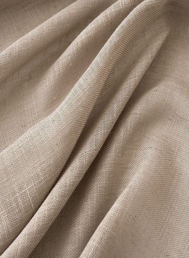 ميولي ستائر MIULEE من الكتان بلون رمادي داكن، طولها 72 بوصة، مناسبة لغرف النوم والمعيشة. ستائر نوافذ من الكتان السميك الناعم، شفافة جزئيًا، تسمح بمرور الضوء، مزودة بحلقات خلفية وجيب للعمود، بتصميم ريفي أنيق. قطعتان. - Image 4