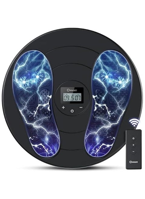 Foot Circulation Stimulator for Pain Relief and Neuropathy, Remote Control Foot Massager with EMS & TENS Technology - FSA/HSA Eligible