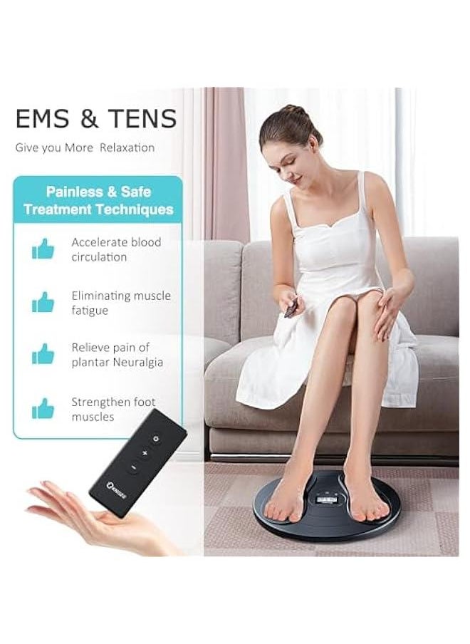 Arabest - Foot Circulation Stimulator for Pain Relief and Neuropathy, Remote Control Foot Massager with EMS & TENS Technology - FSA/HSA Eligible - Image 1