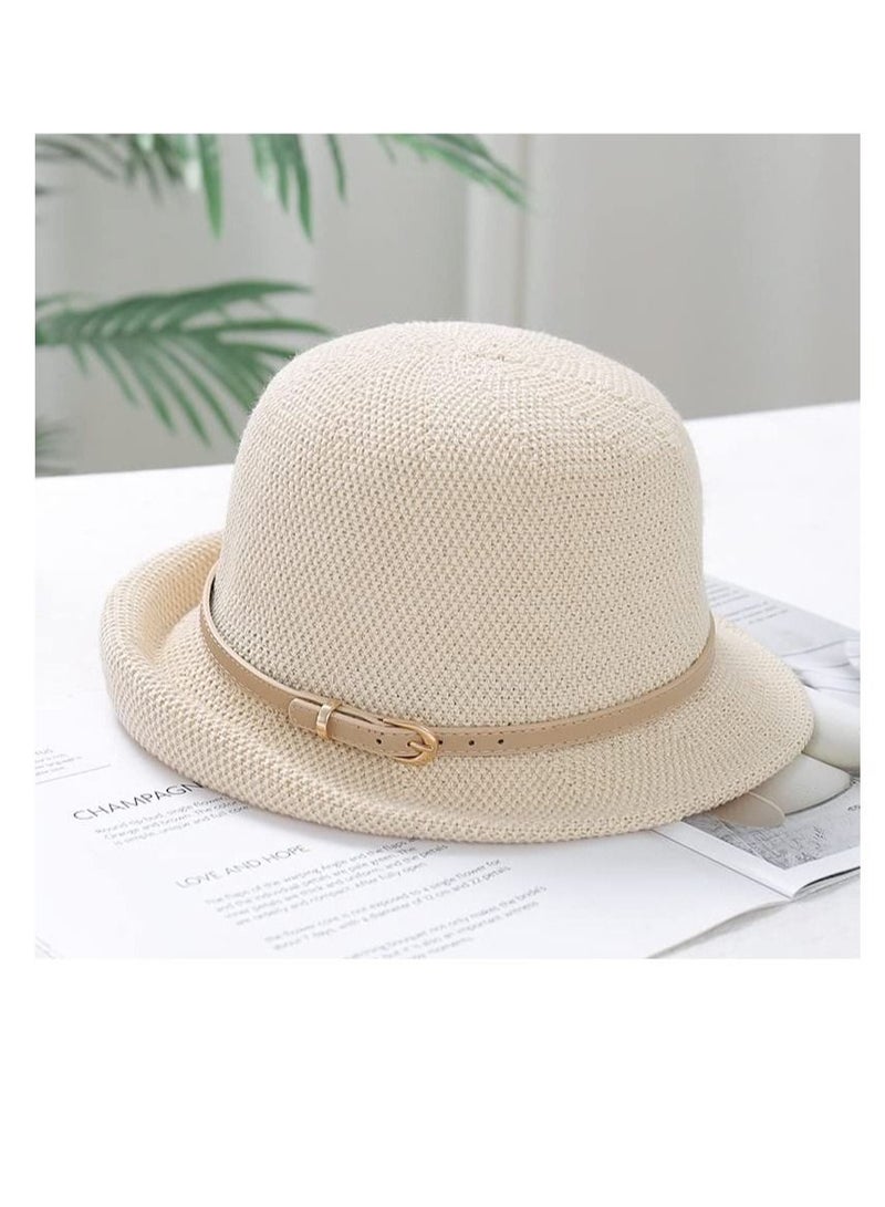 Excefore Foldable Bucket Hat for Women, UV Protection Beach Sun Hats, Fashion Summer Beach Hats, Suitavble for Vacation, Camping, Hiking, Gardening, Traveling - Image 5