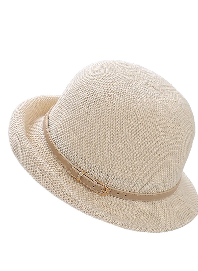 Excefore Foldable Bucket Hat for Women, UV Protection Beach Sun Hats, Fashion Summer Beach Hats, Suitavble for Vacation, Camping, Hiking, Gardening, Traveling - Image 1