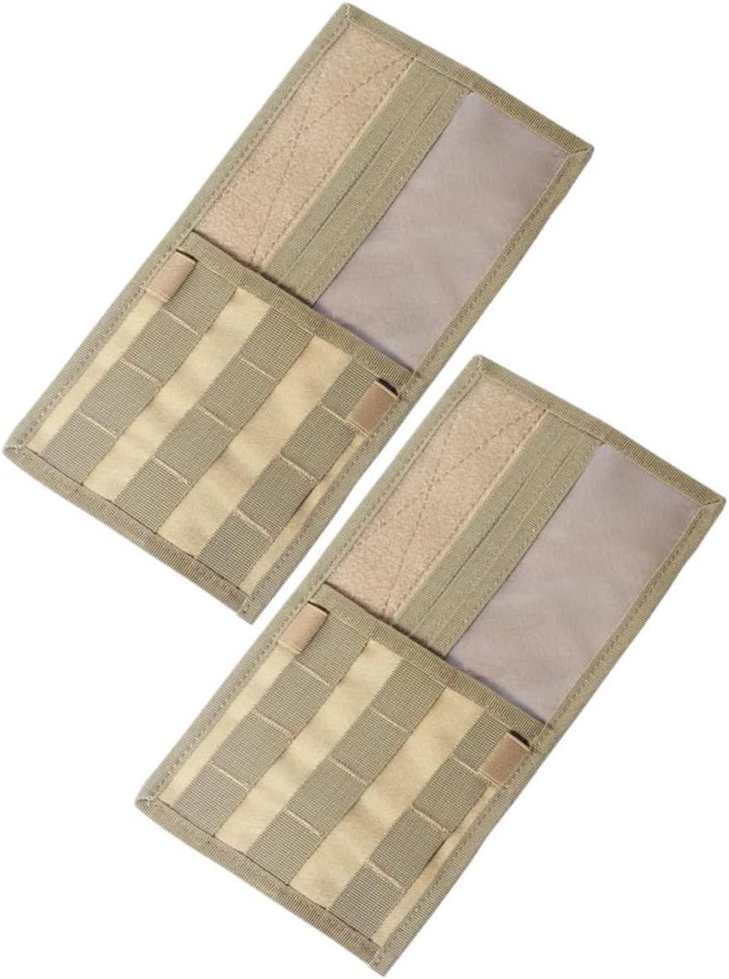 2pcs Sun Visor Cd Holder Storage Organizer Multiple Pockets Water Resistant Cotton - Image 1