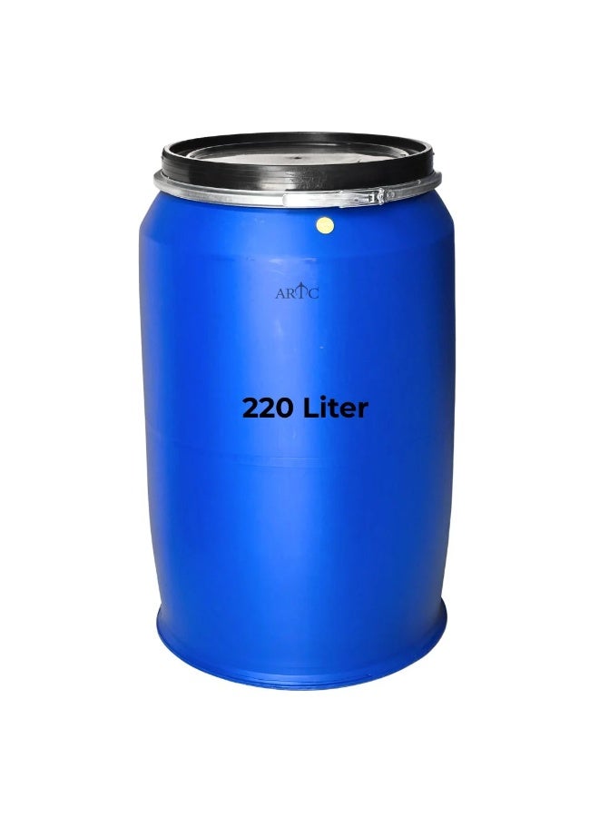 ARTC 220L Plastic Open Top Drum for Storage & Transport
Robust blue plastic drum ideal for bulk storage and transportation, featuring a removable lid, strong build quality, and wide industrial applications. - Image 2