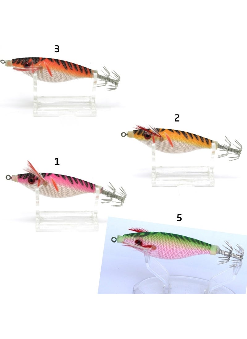 CAPTAIN - 3003 Excellence Squid Jig Squid Jigs 6 cm. Color: 1 - Image 1